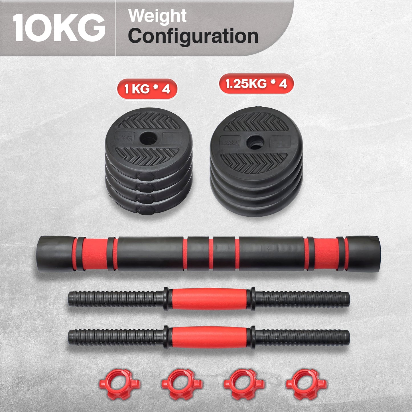 Allure Sphere Adjustable Dumbbell Set 10Kg, 15Kg, 20Kg
