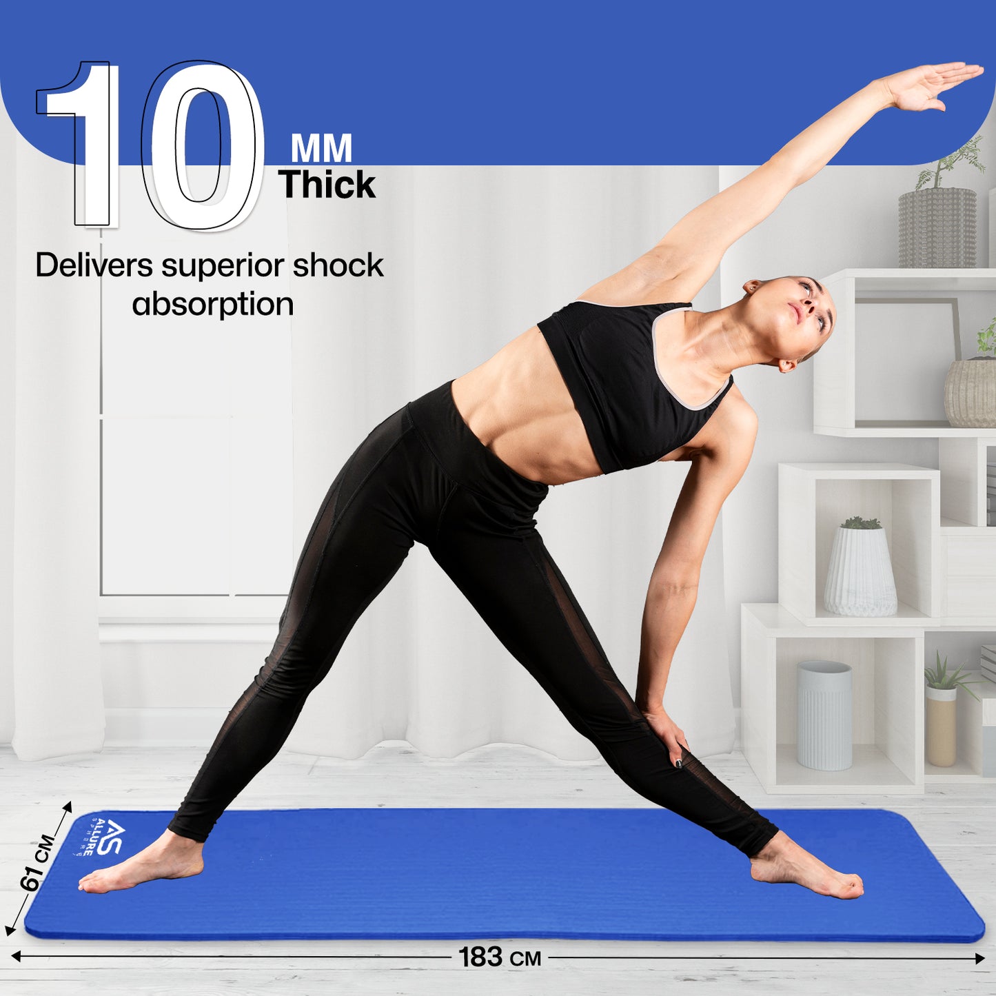 Allure Sphere NBR Yoga Mat 10mm