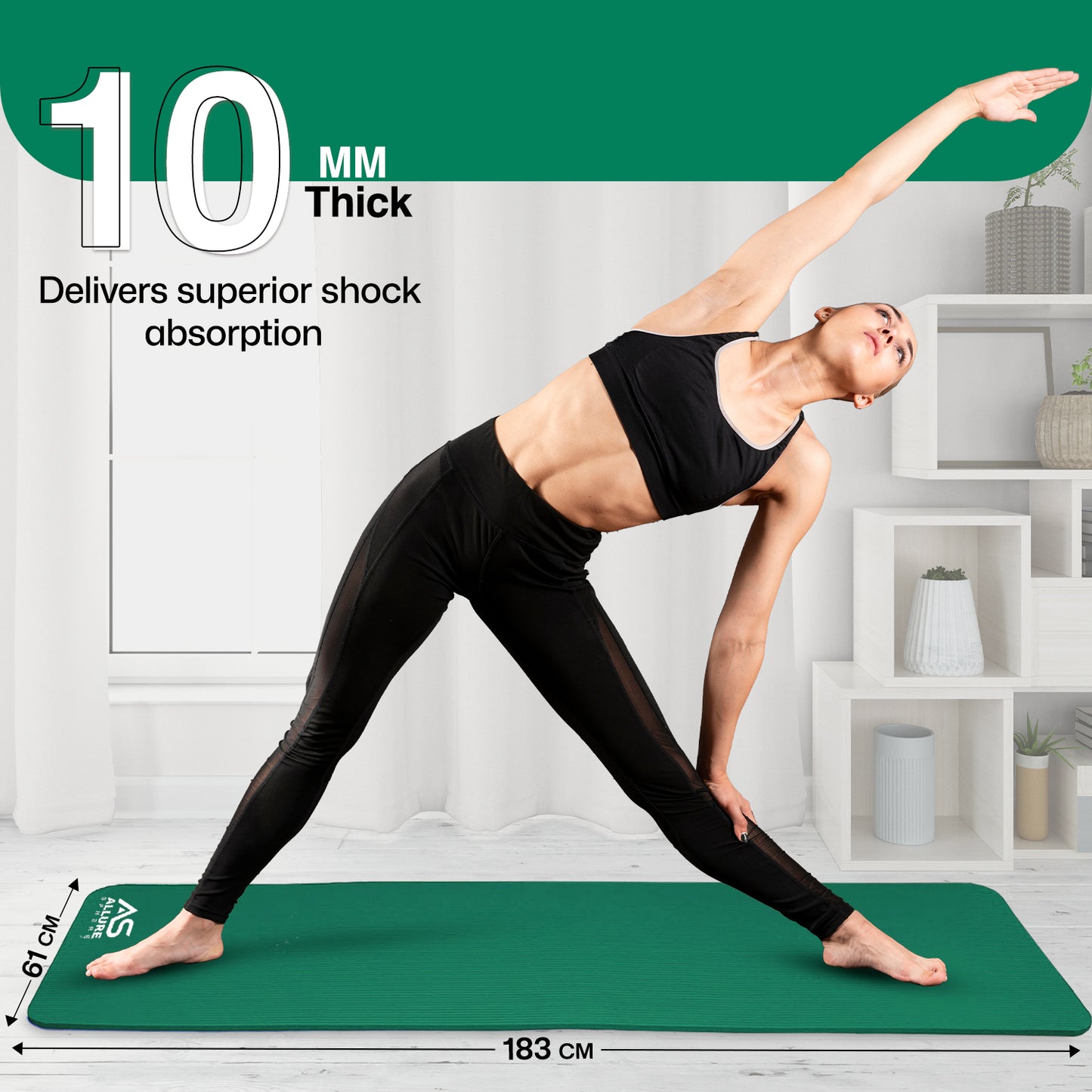 Allure Sphere NBR Yoga Mat 10mm