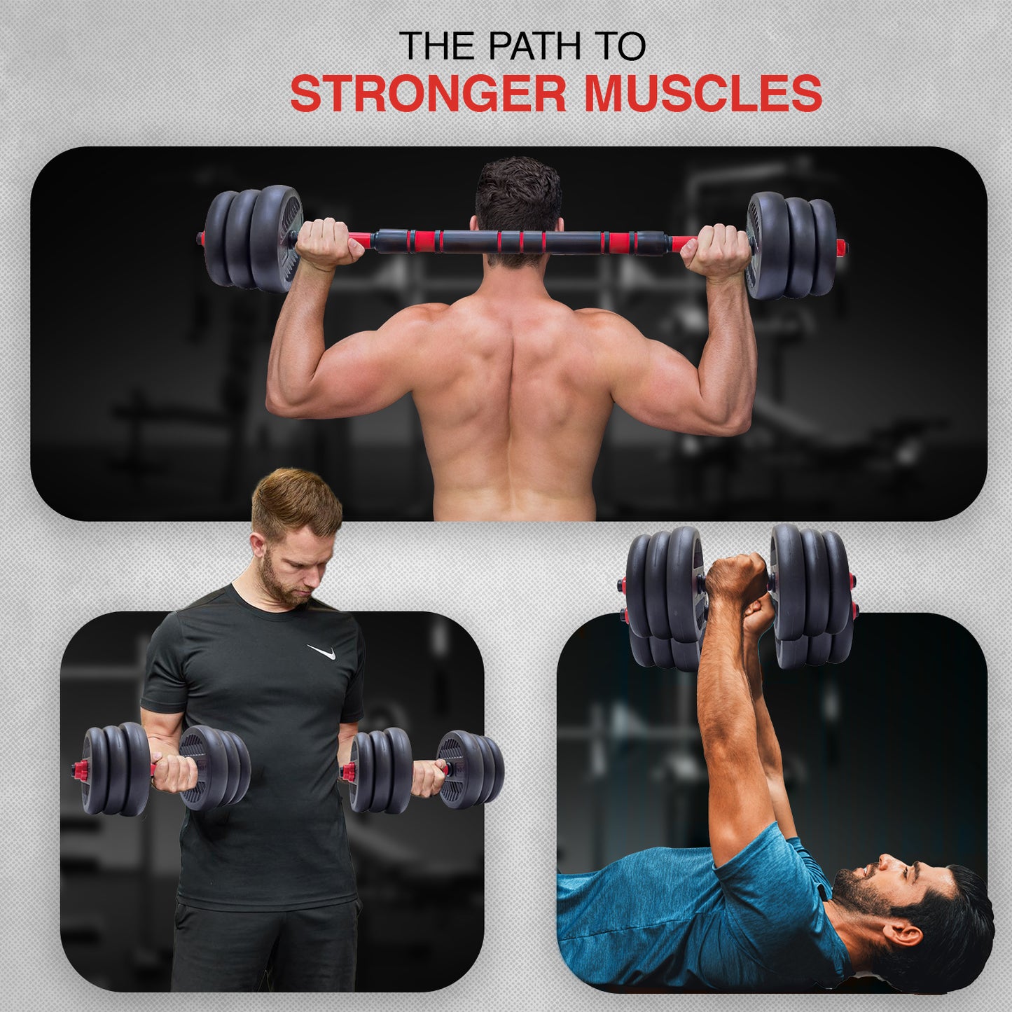 Allure Sphere Adjustable Dumbbell Set 10Kg, 15Kg, 20Kg