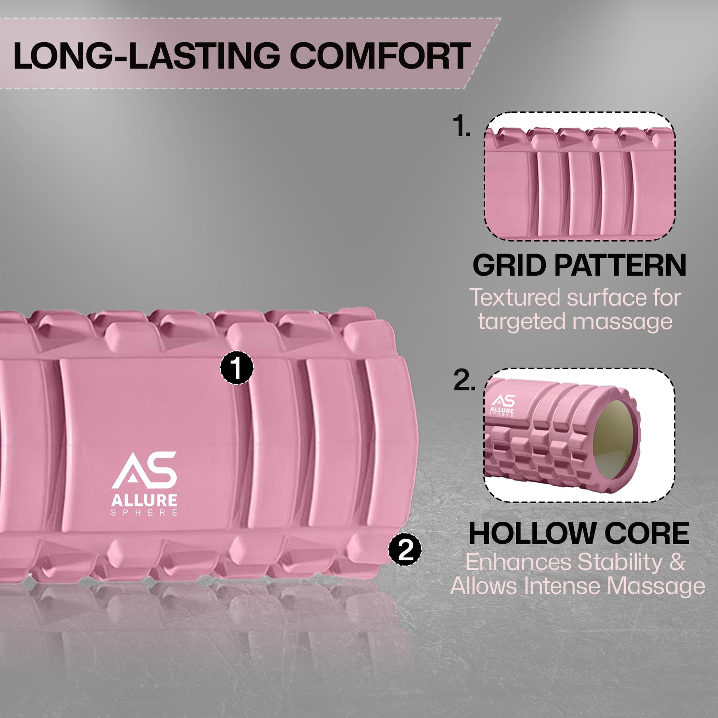 Allure Sphere Grid Foam Roller