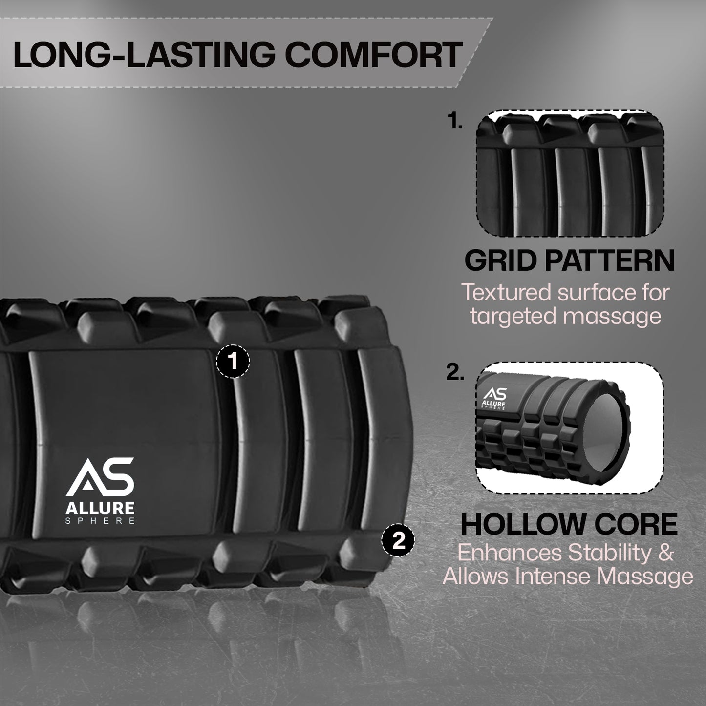 Allure Sphere Grid Foam Roller