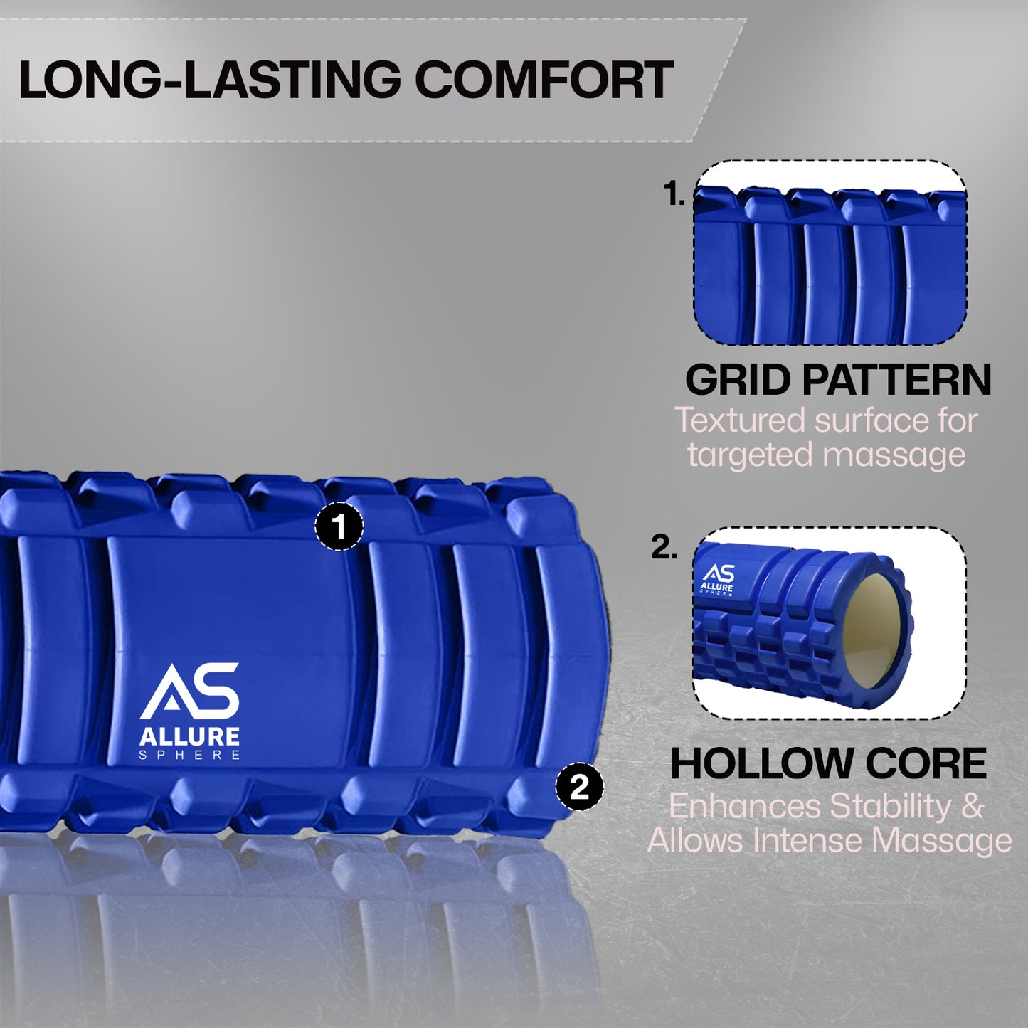 Allure Sphere Grid Foam Roller