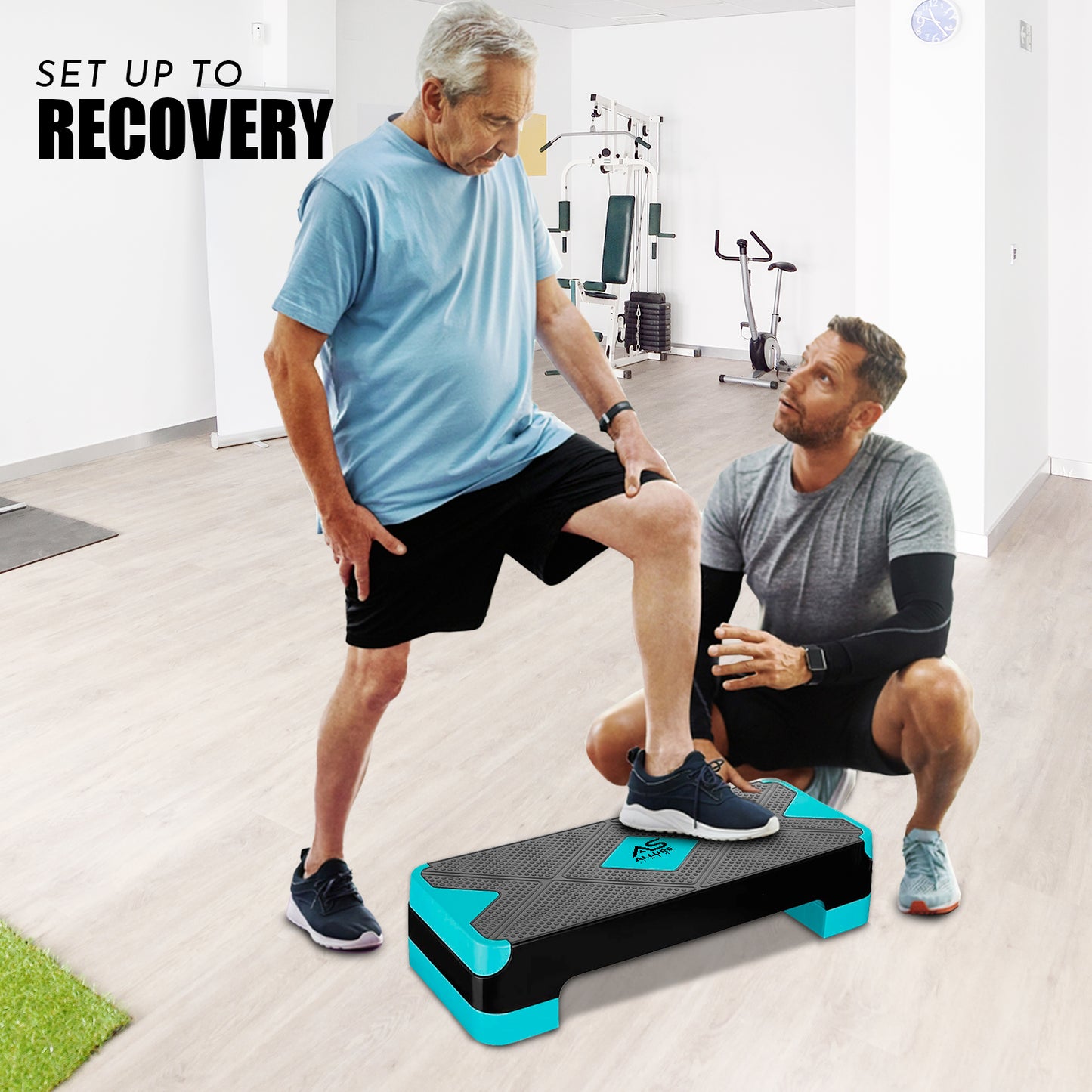 Allure Sphere 2 step Aerobic Stepper For Home & Gym