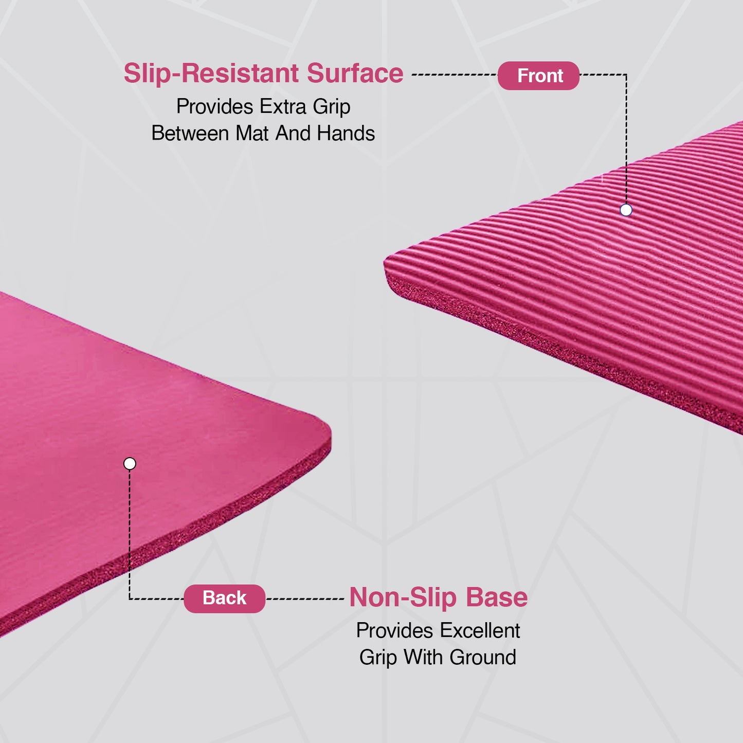 Allure Sphere NBR Yoga Mat 10mm