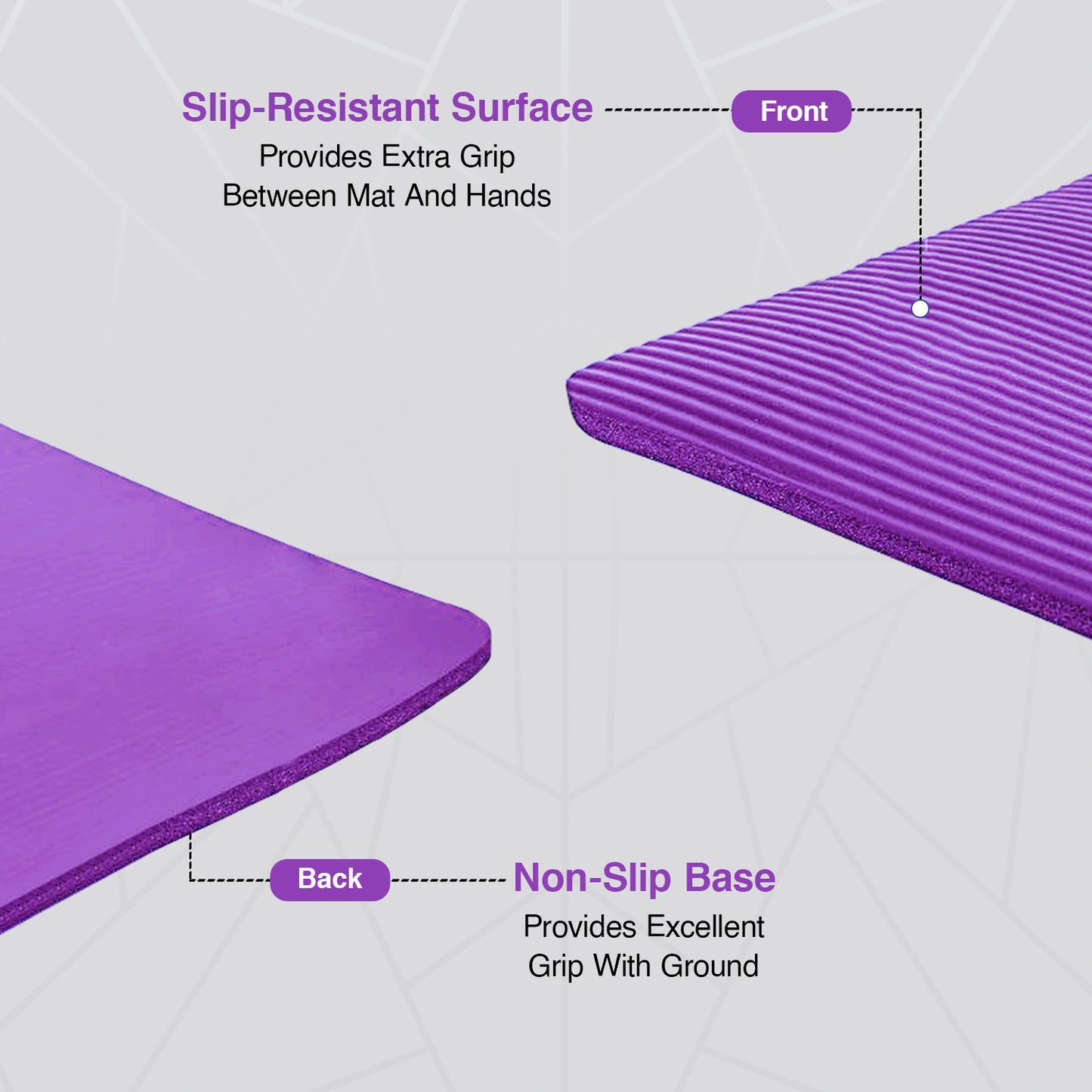 Allure Sphere NBR Yoga Mat 10mm