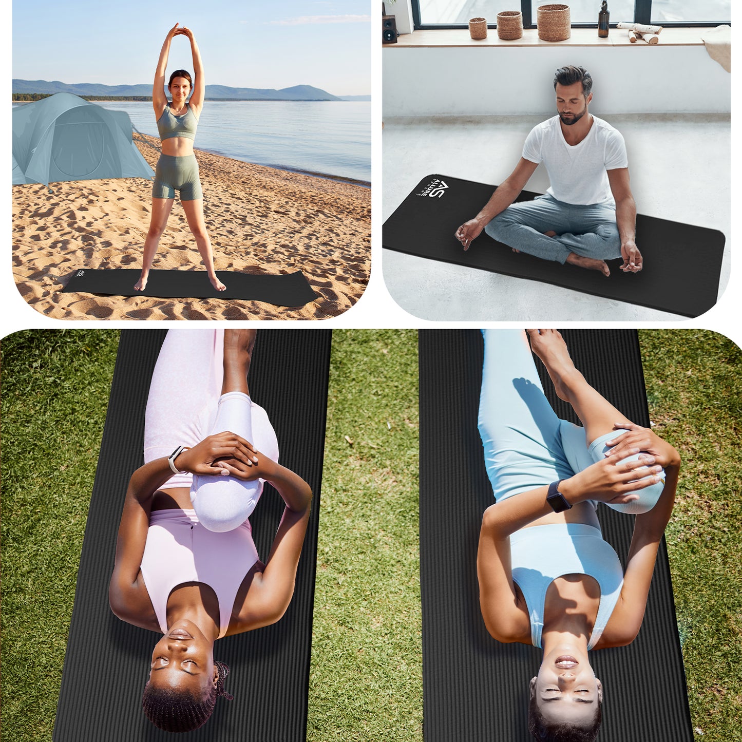 Allure Sphere NBR Yoga Mat 10mm