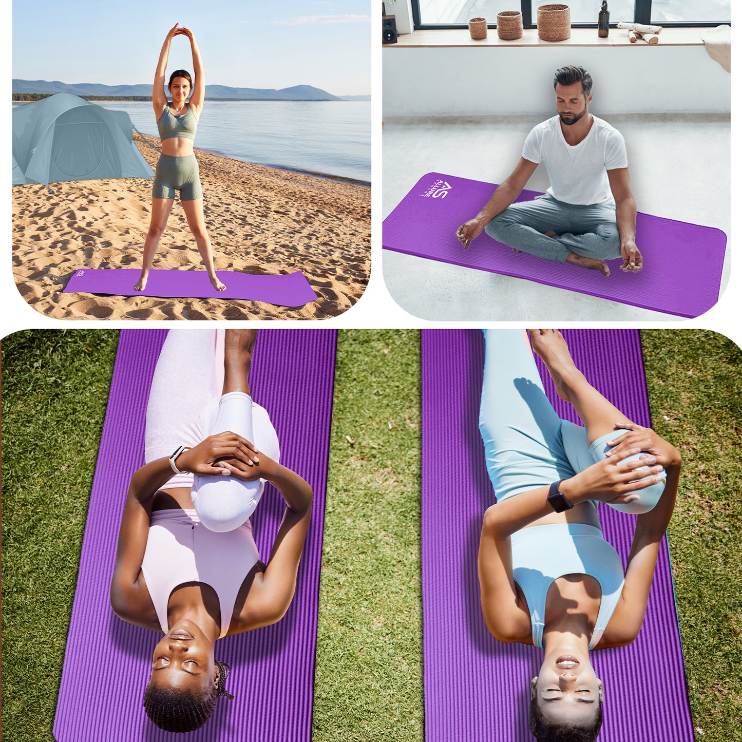 Allure Sphere NBR Yoga Mat 10mm