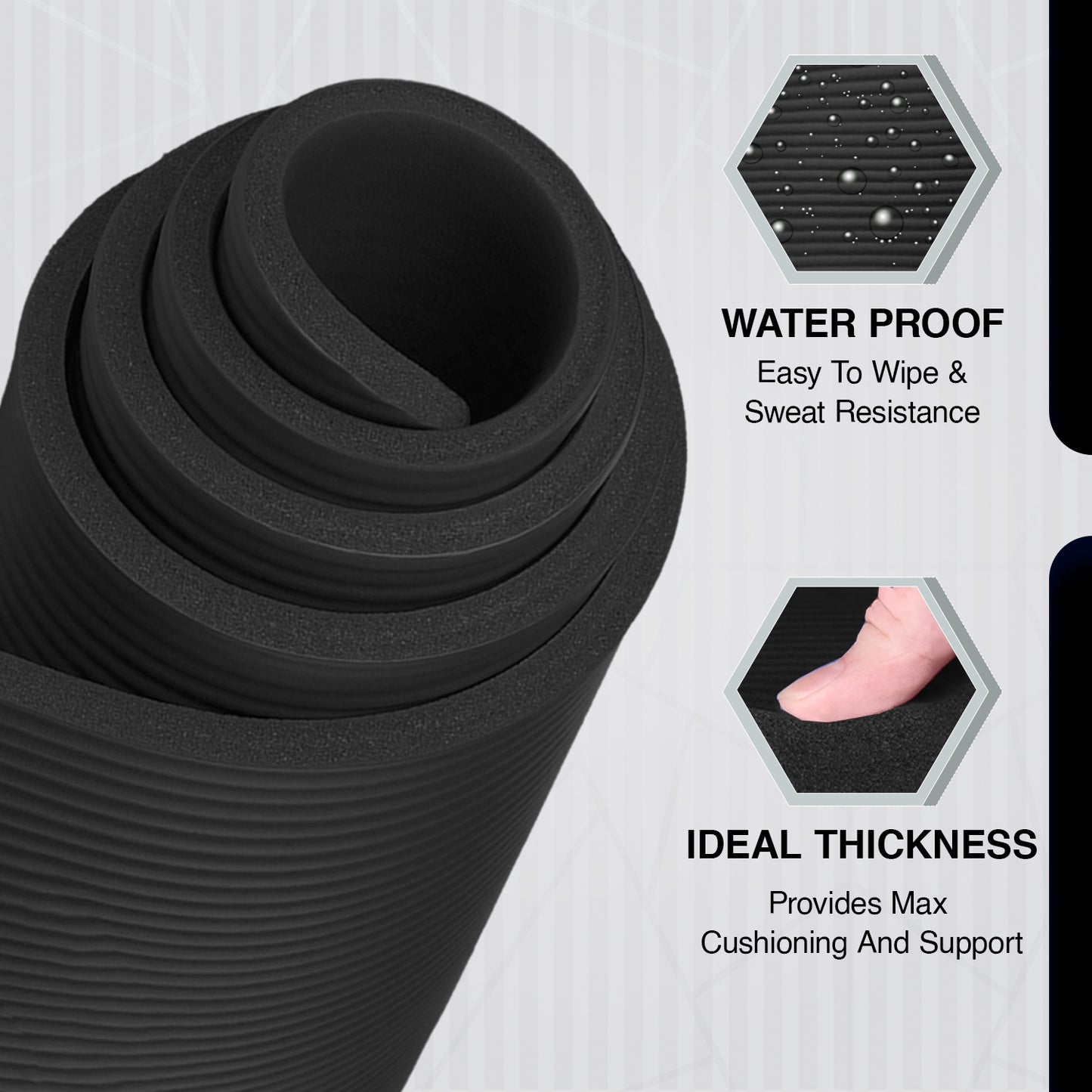 Allure Sphere NBR Yoga Mat 10mm