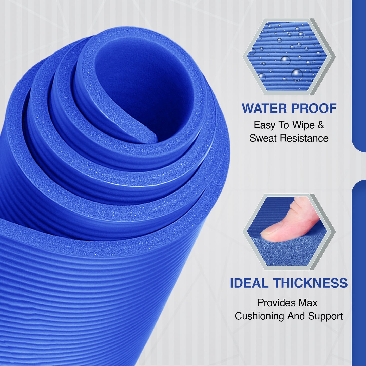Allure Sphere NBR Yoga Mat 10mm