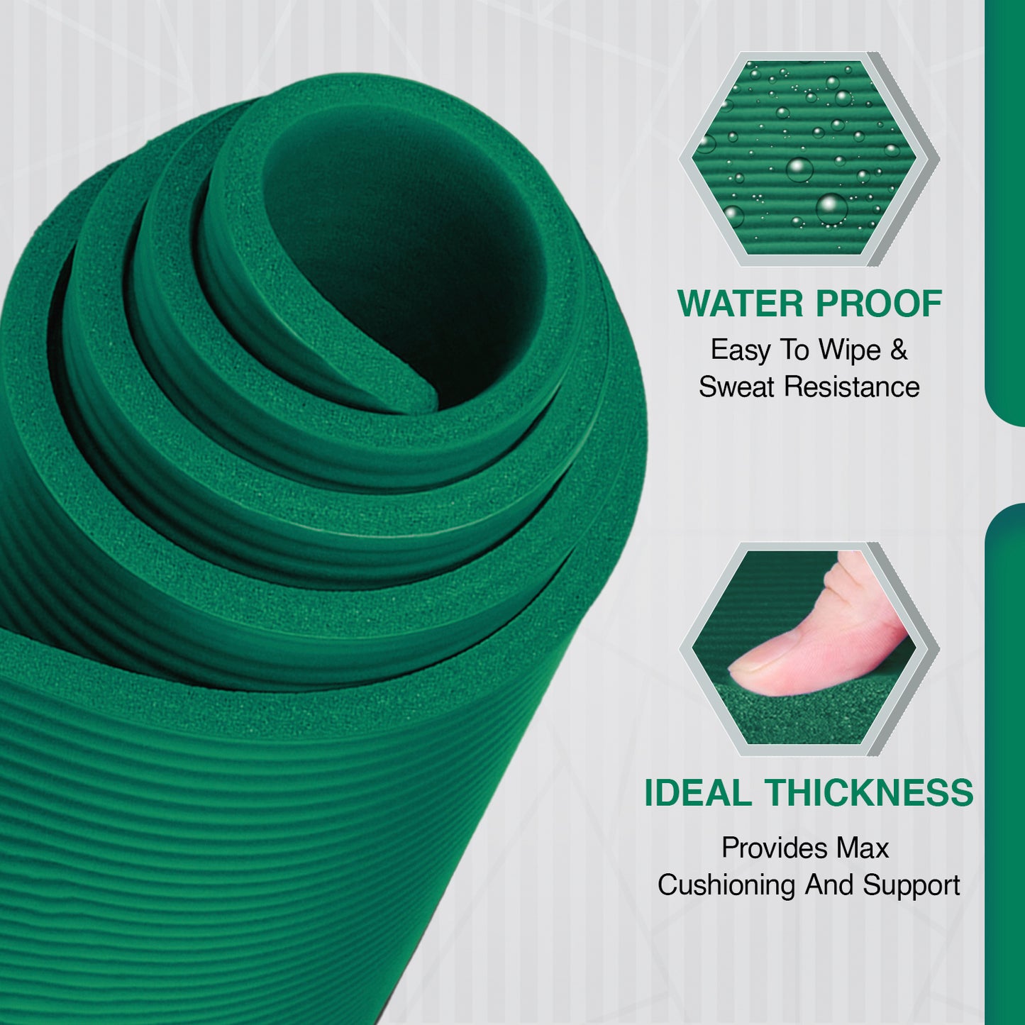 Allure Sphere NBR Yoga Mat 10mm