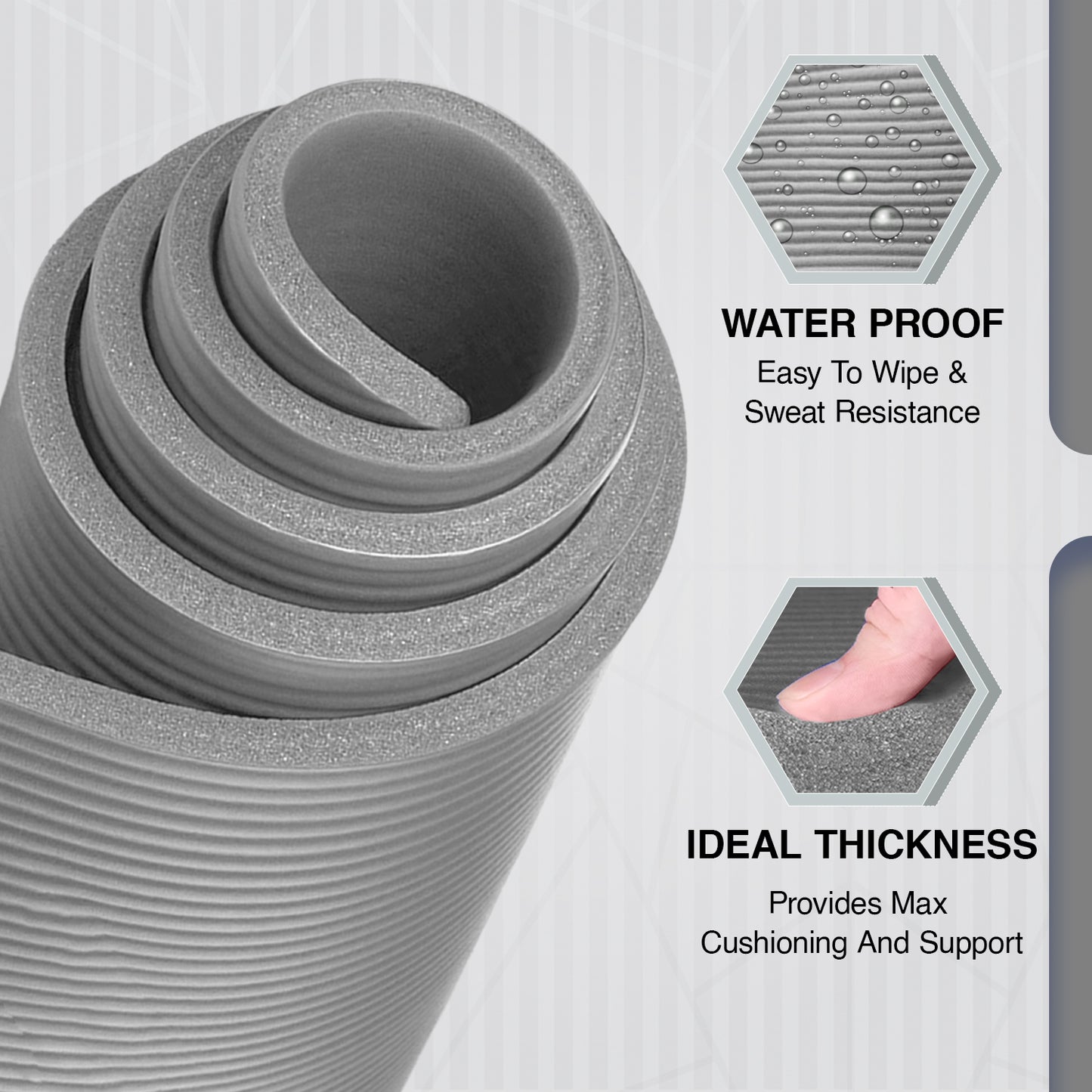 Allure Sphere NBR Yoga Mat 10mm