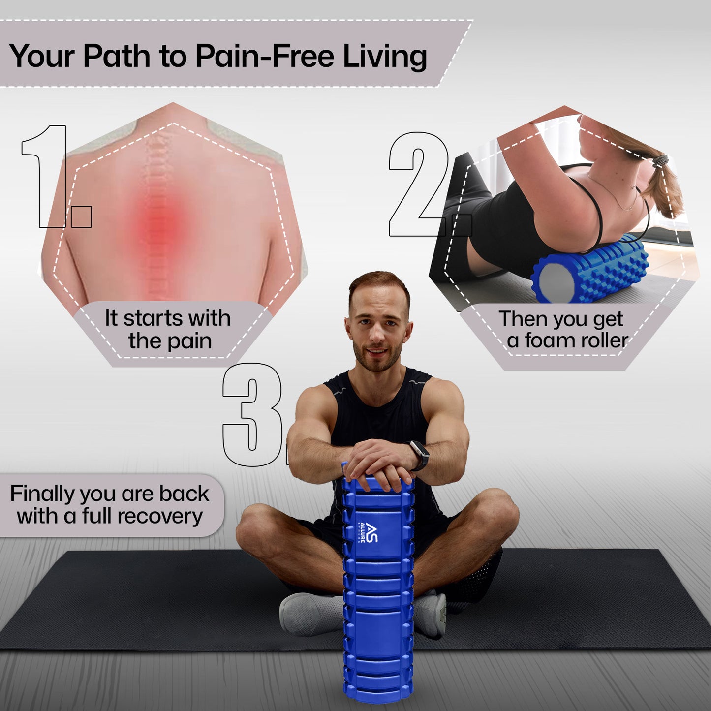 Allure Sphere Grid Foam Roller