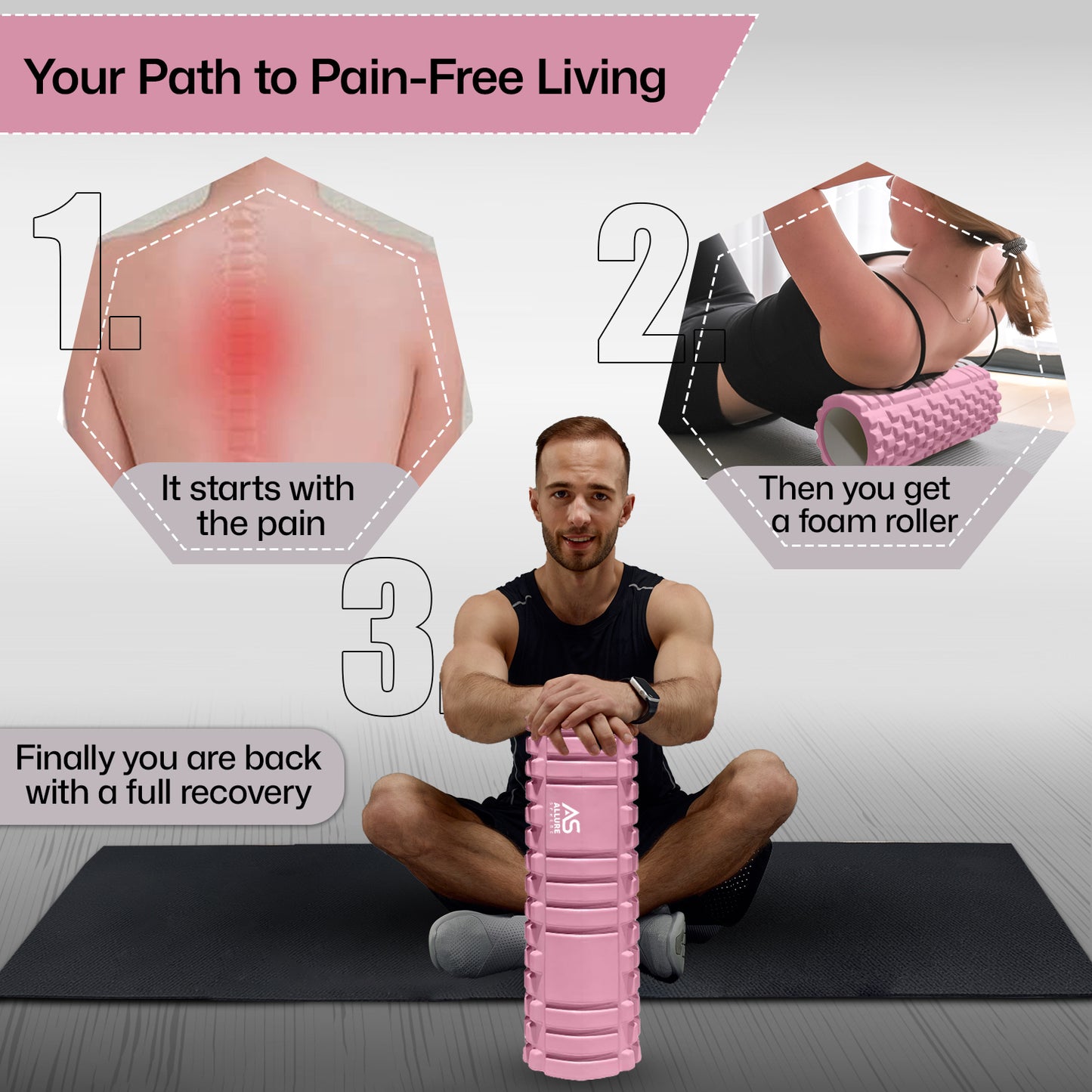 Allure Sphere Grid Foam Roller