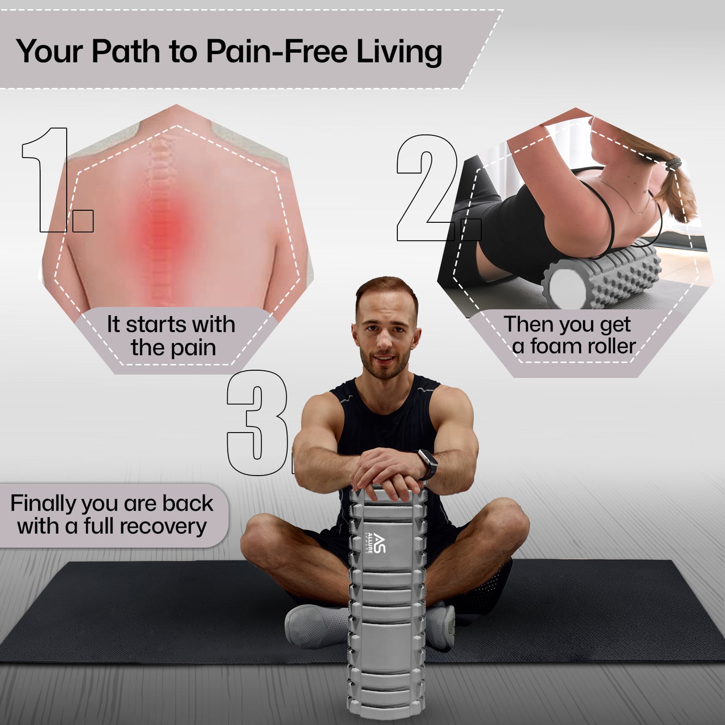 Allure Sphere Grid Foam Roller