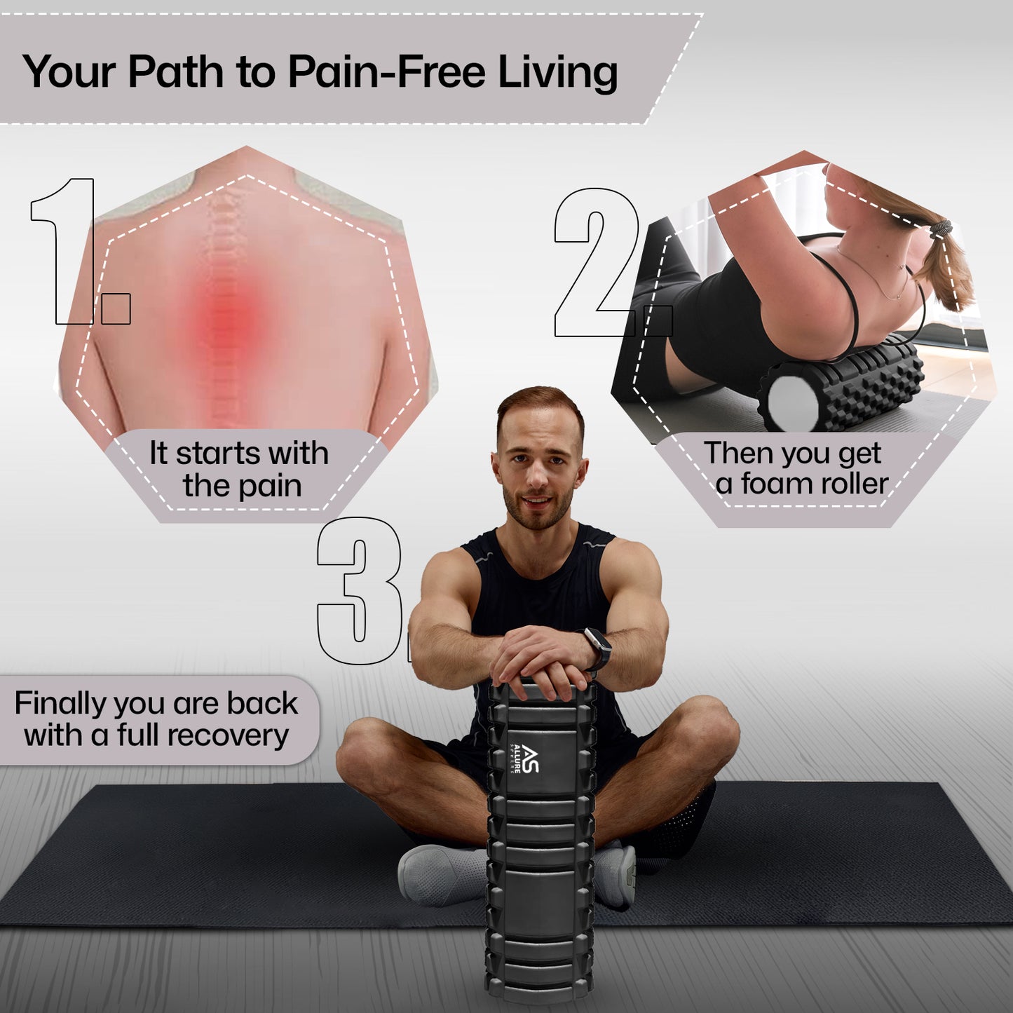 Allure Sphere Grid Foam Roller