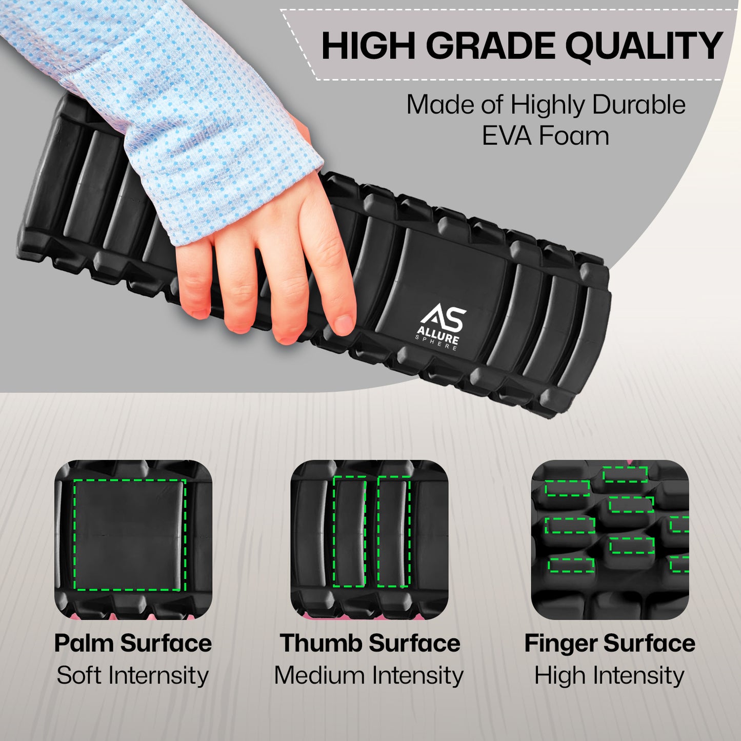 Allure Sphere Grid Foam Roller