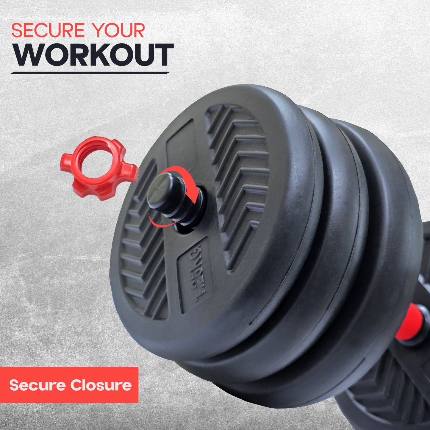 Allure Sphere Adjustable Dumbbell Set 10Kg, 15Kg, 20Kg