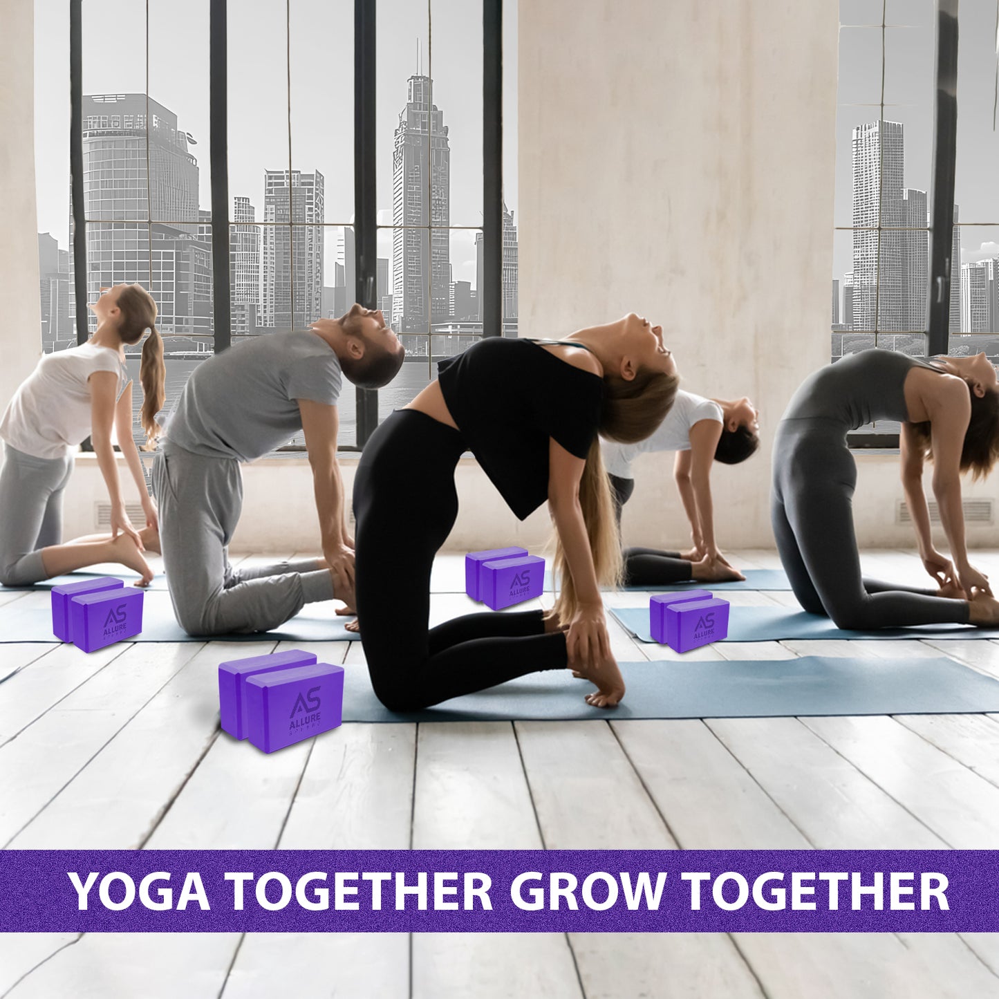 Allure Sphere Yoga Blocks Set Of 2