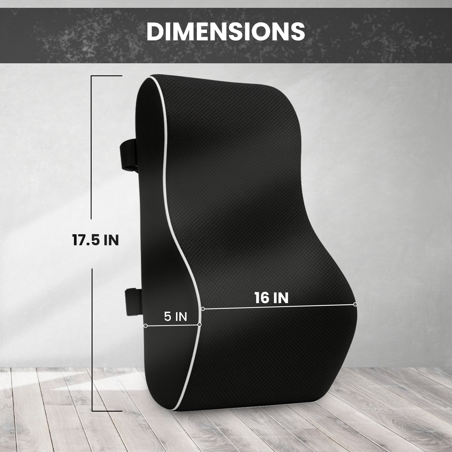 Allure Sphere Lumbar Support Cushion for Office Chair, Car & Home