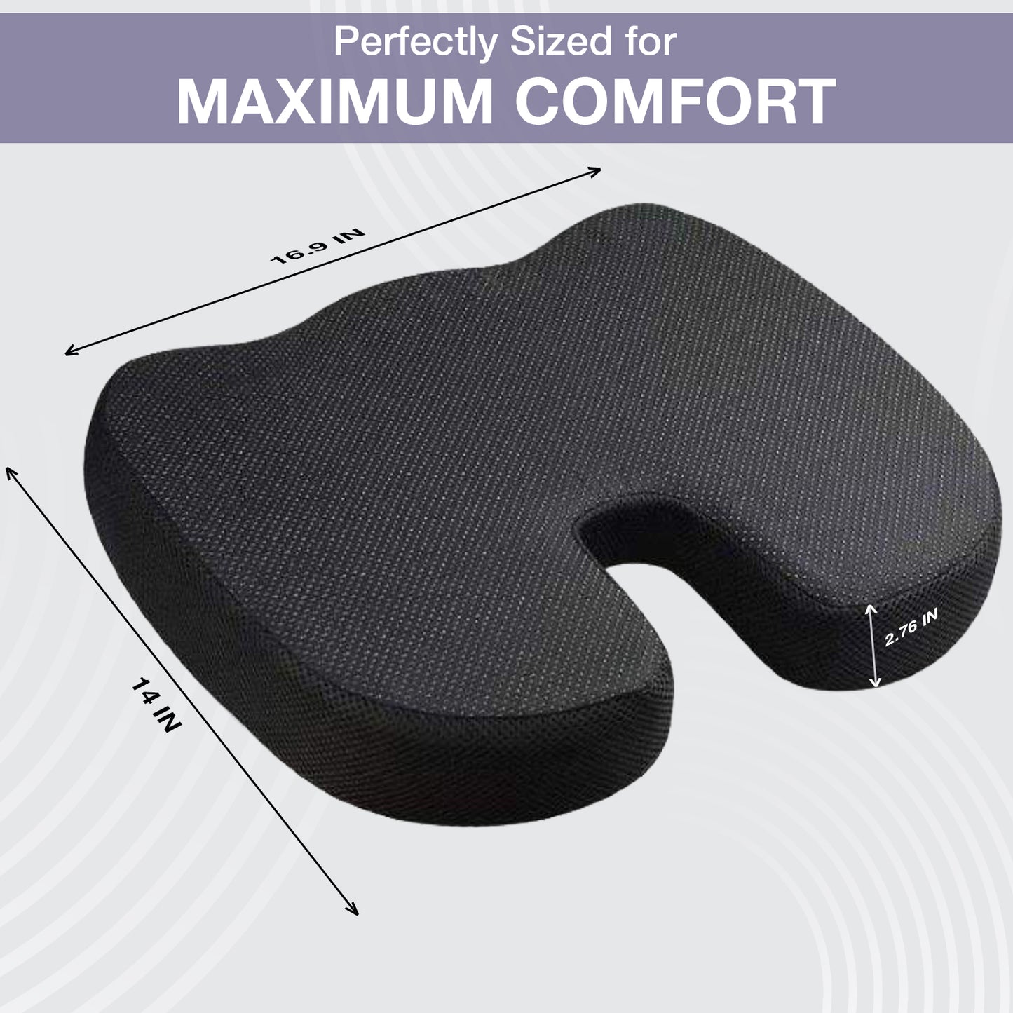 Allure Sphere Ergonomic Seat Cushion for Office Chair