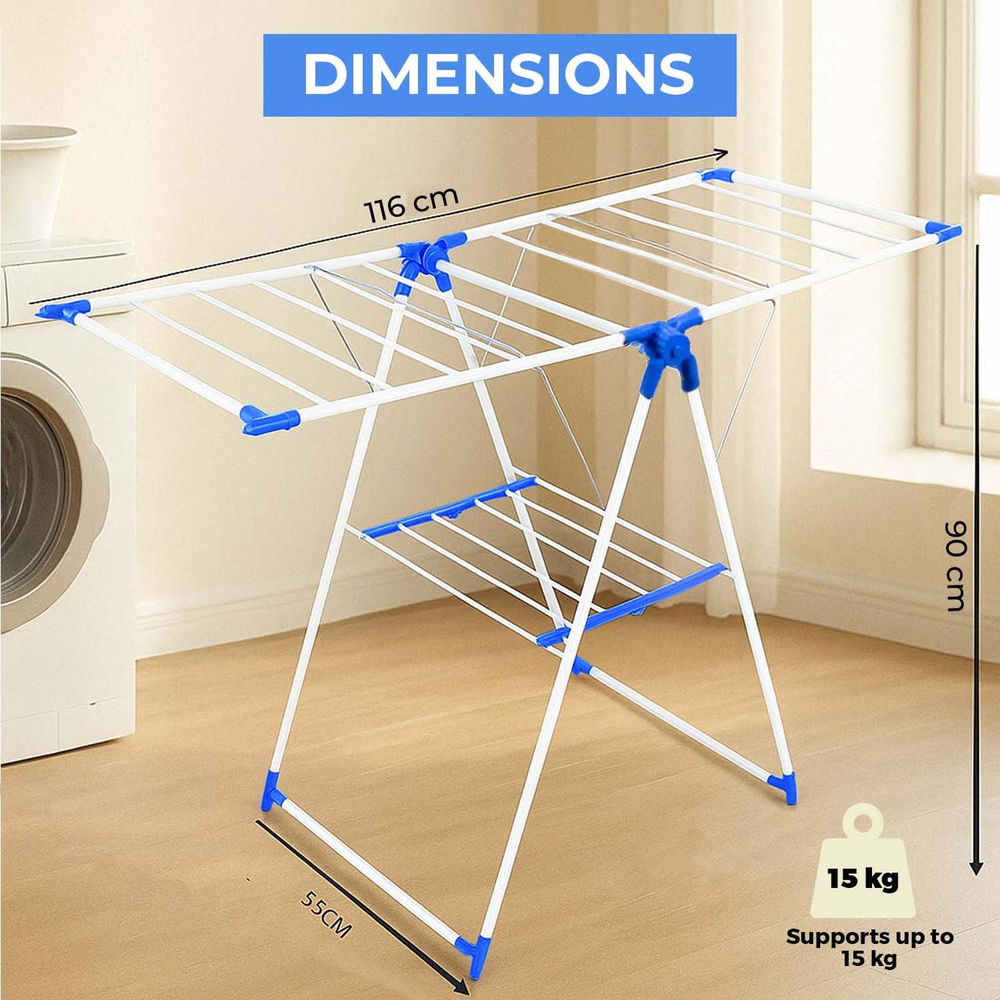Allure Sphere Foldable Clothes Drying Rack