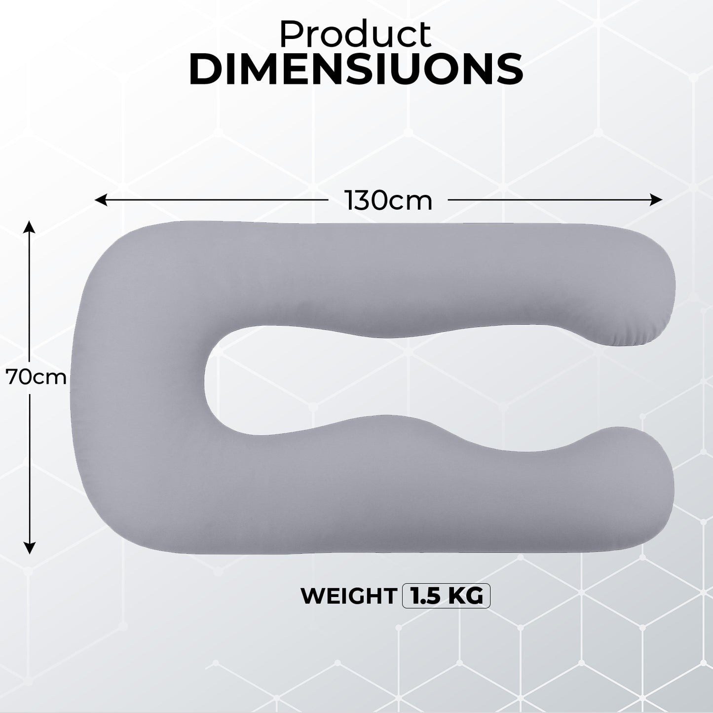 Allure Sphere U-Shape Pregnancy Pillow