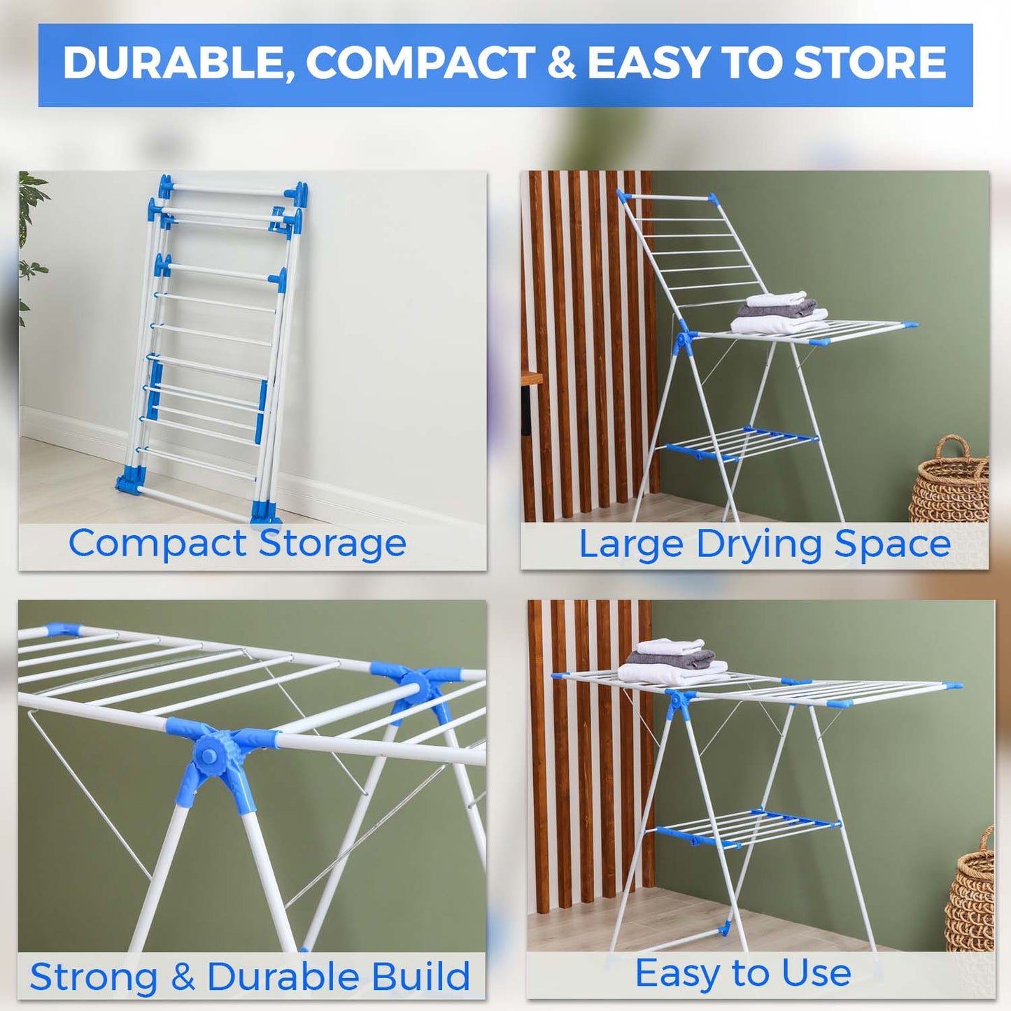 Allure Sphere Foldable Clothes Drying Rack