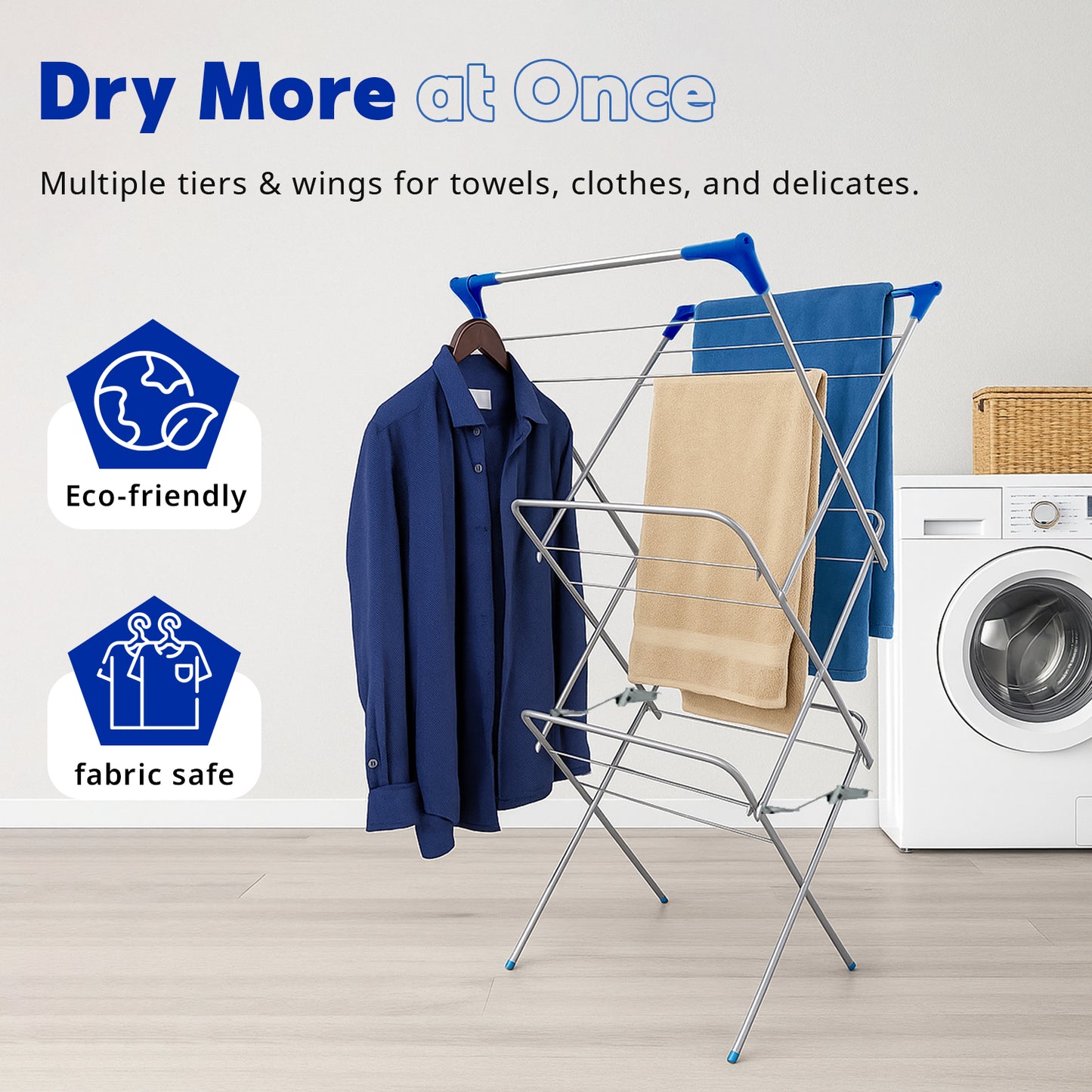 Allure Sphere Foldable Clothes Drying Rack