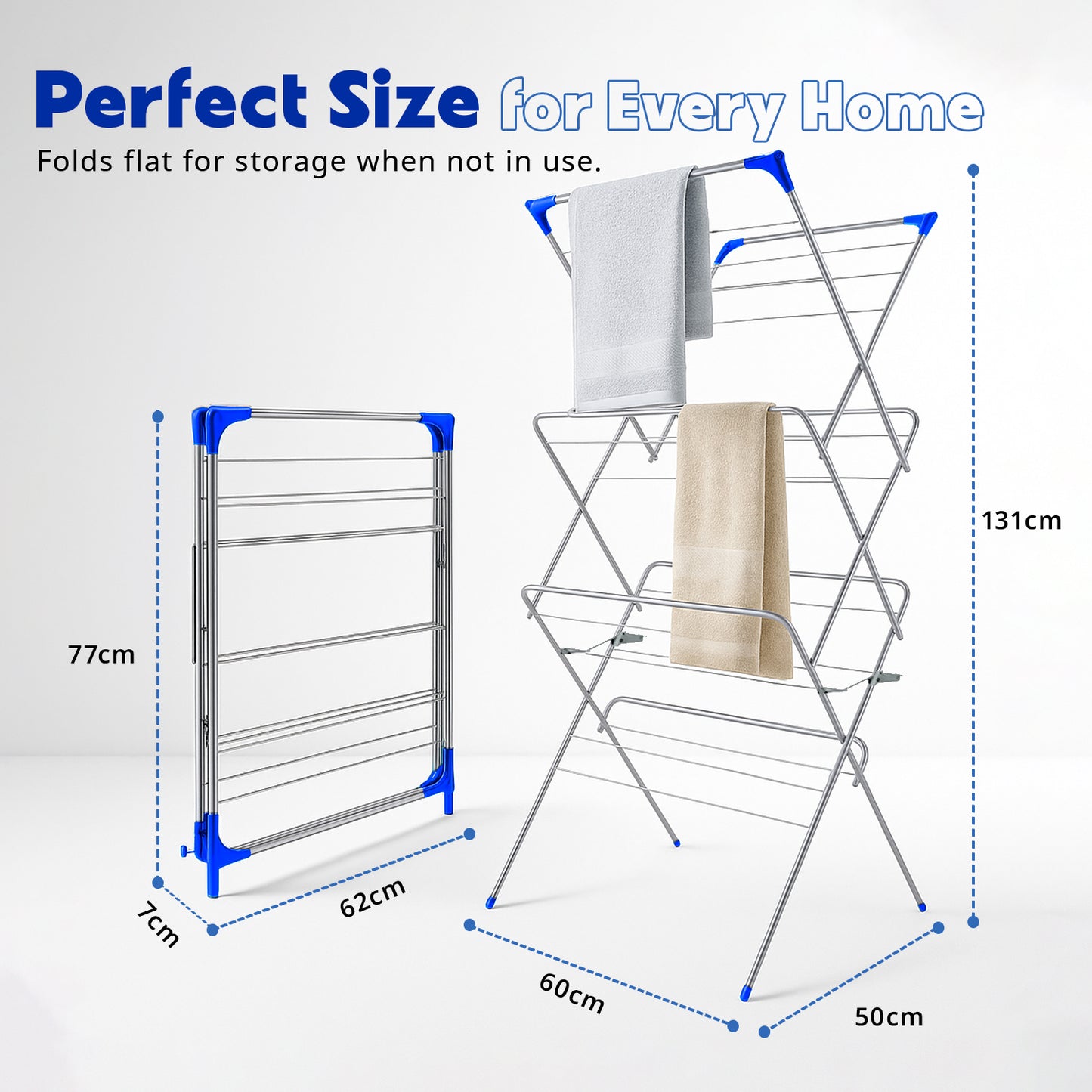 Allure Sphere Foldable Clothes Drying Rack