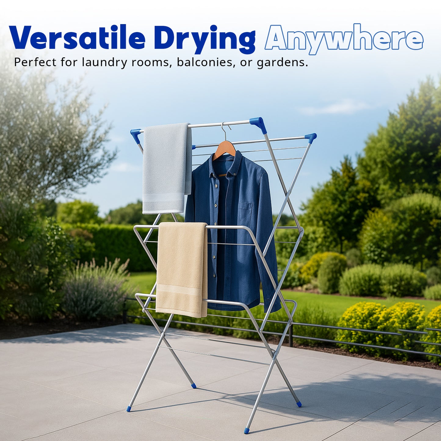 Allure Sphere Foldable Clothes Drying Rack