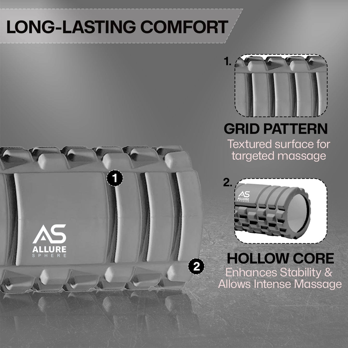 Allure Sphere Grid Foam Roller