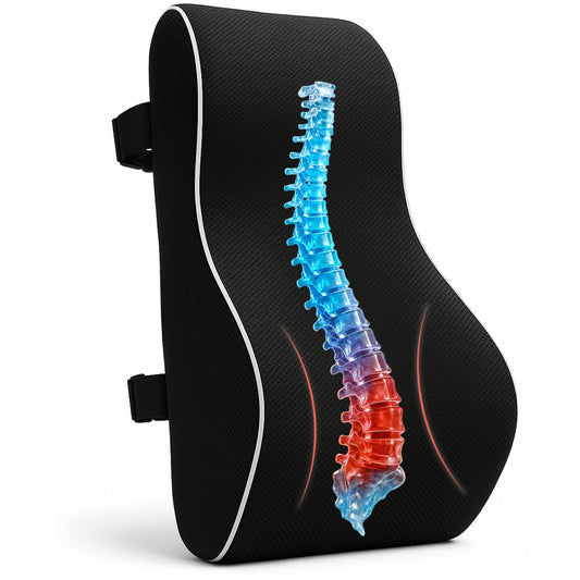 Allure Sphere Lumbar Support Cushion for Office Chair, Car & Home